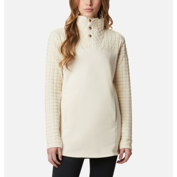 Columbia Ženske Majice S Kapuljačom - Sunday Summit II Tunic Krem | VHYX-43920